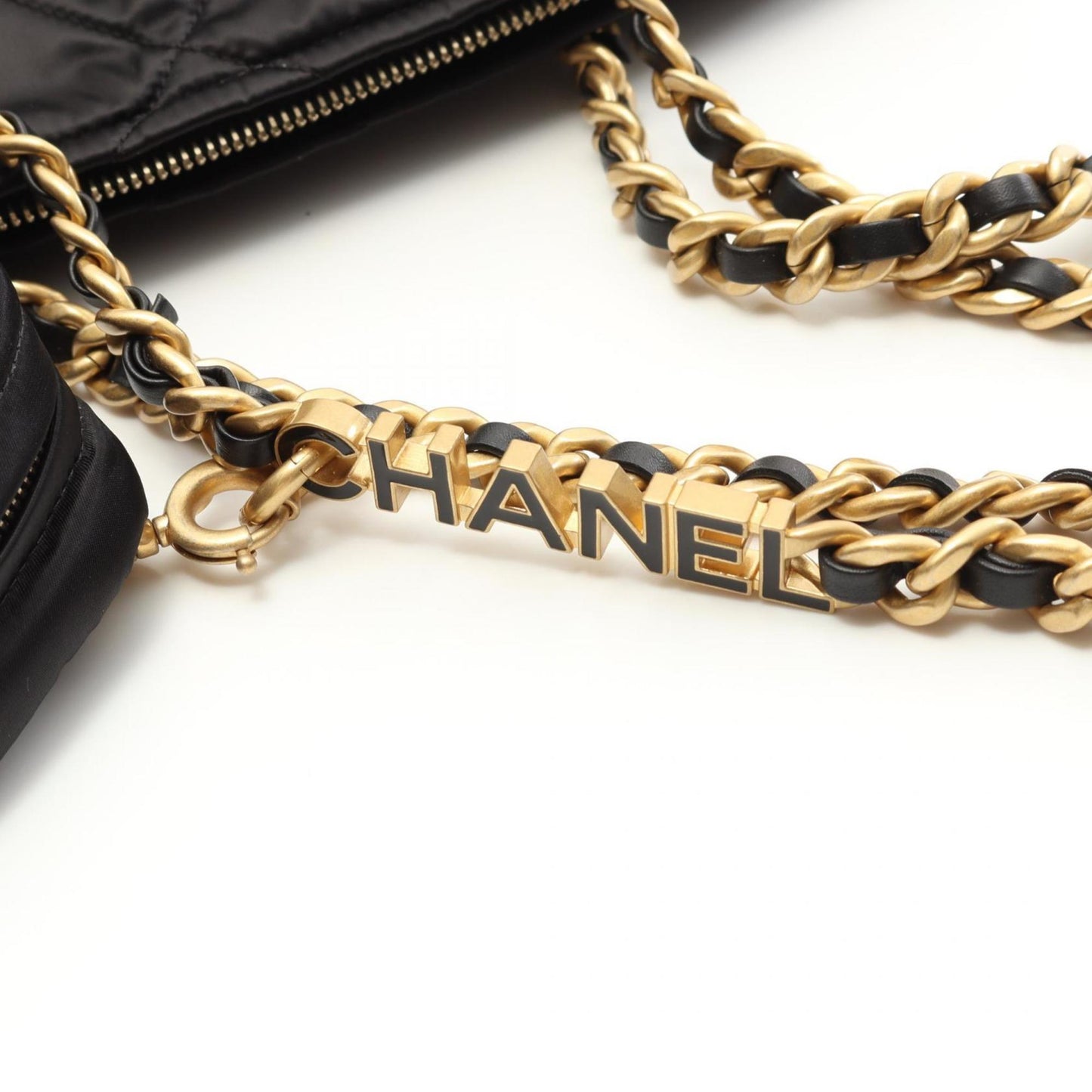 Chanel Nylon Black Shoulder Bags