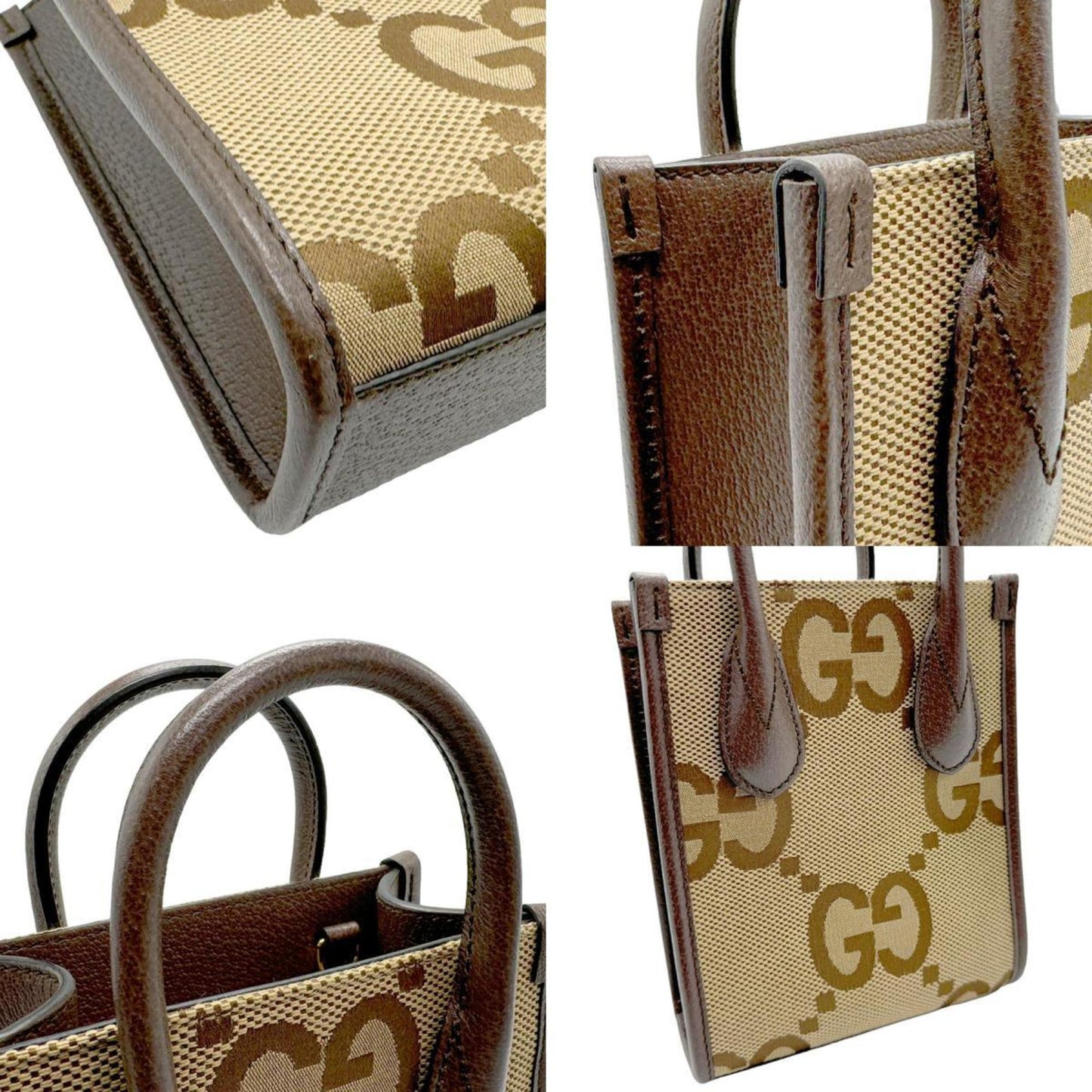 Gucci Canvas Brown Handbags