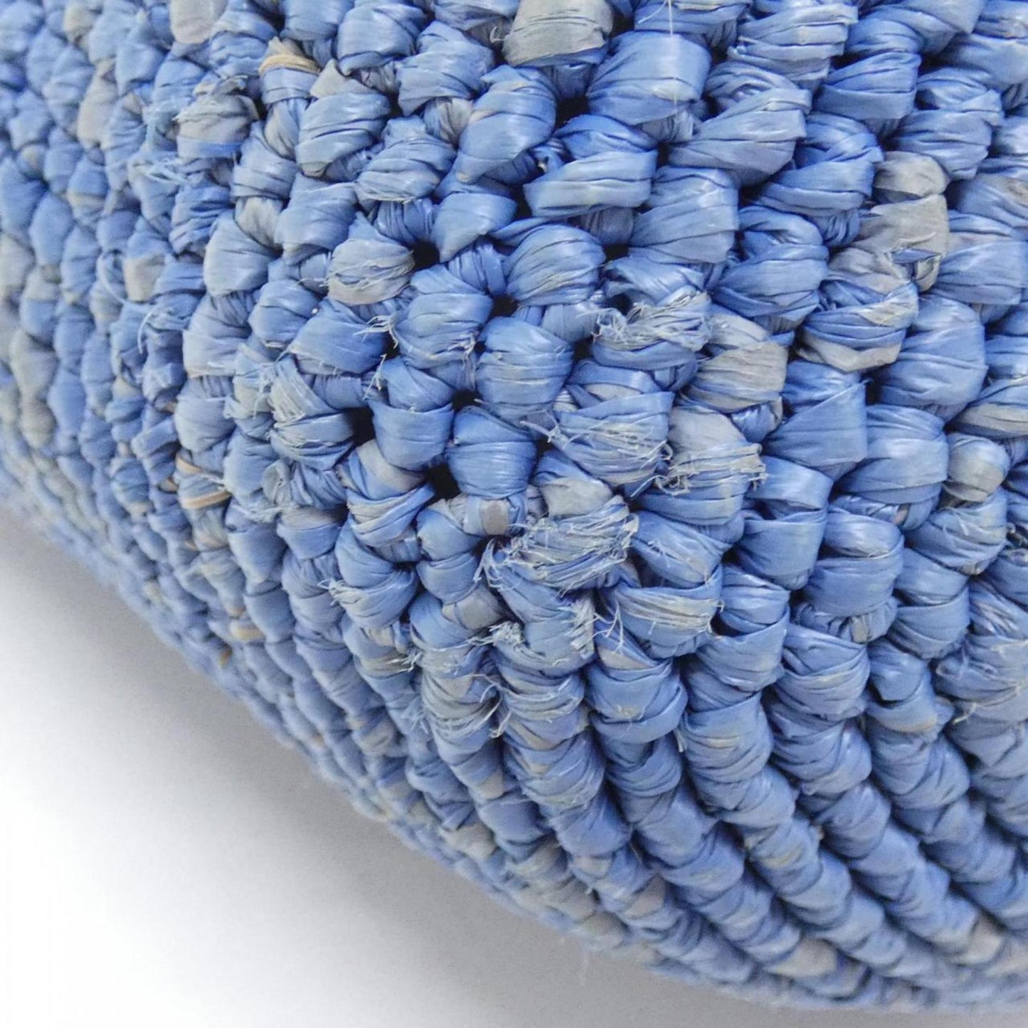Loewe Woven Fabric Blue Handbags