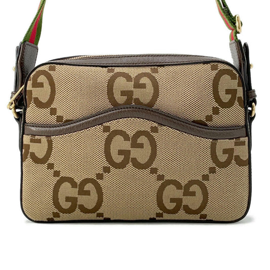 Gucci Canvas Brown Shoulder Bags