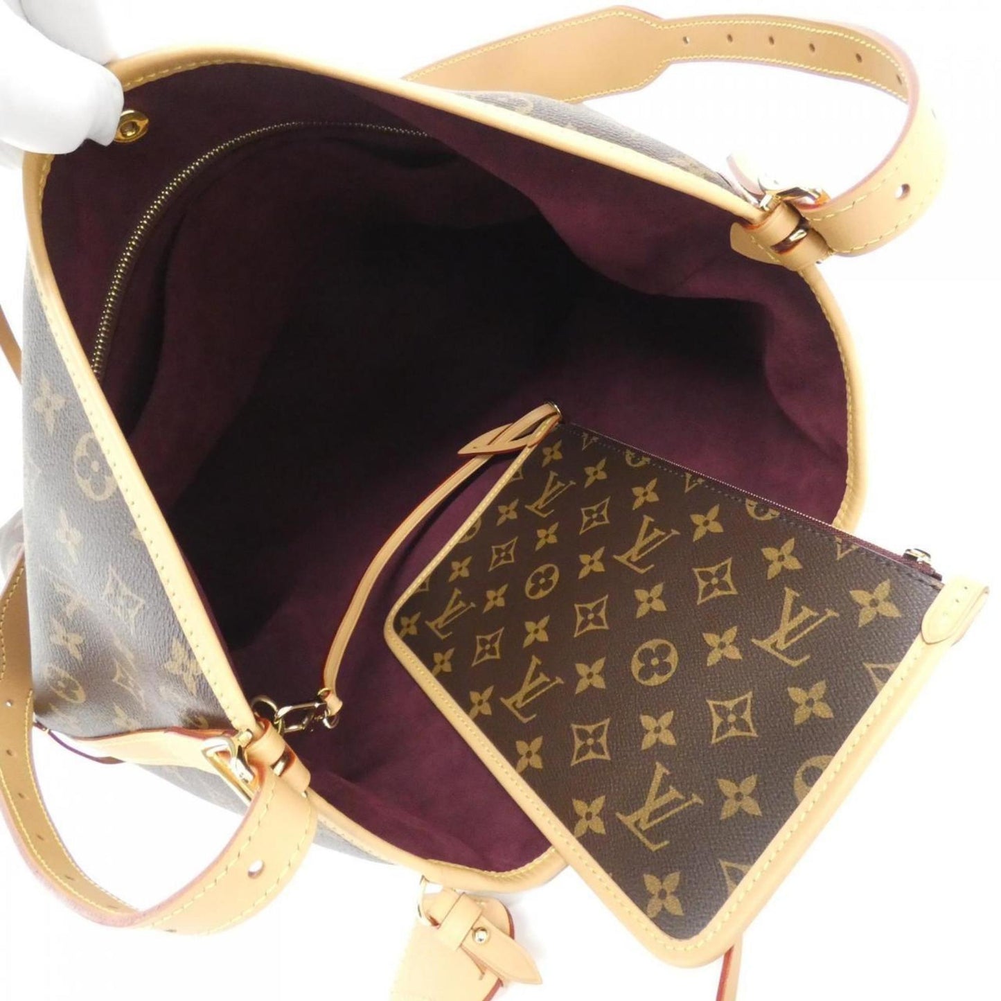 Louis Vuitton Coated Canvas Brown Shoulder Bags