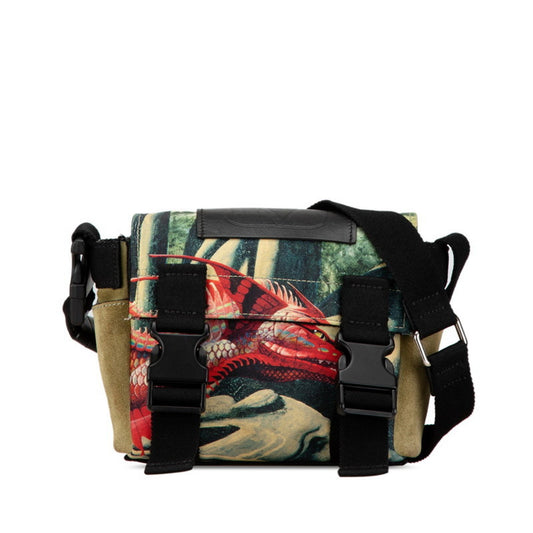 Valentino Nylon Green Shoulder Bags