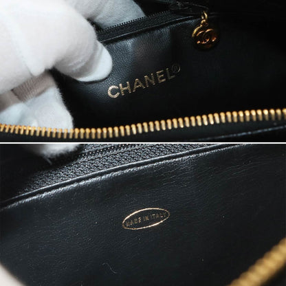 Chanel Calfskin Black Shoulder Bags