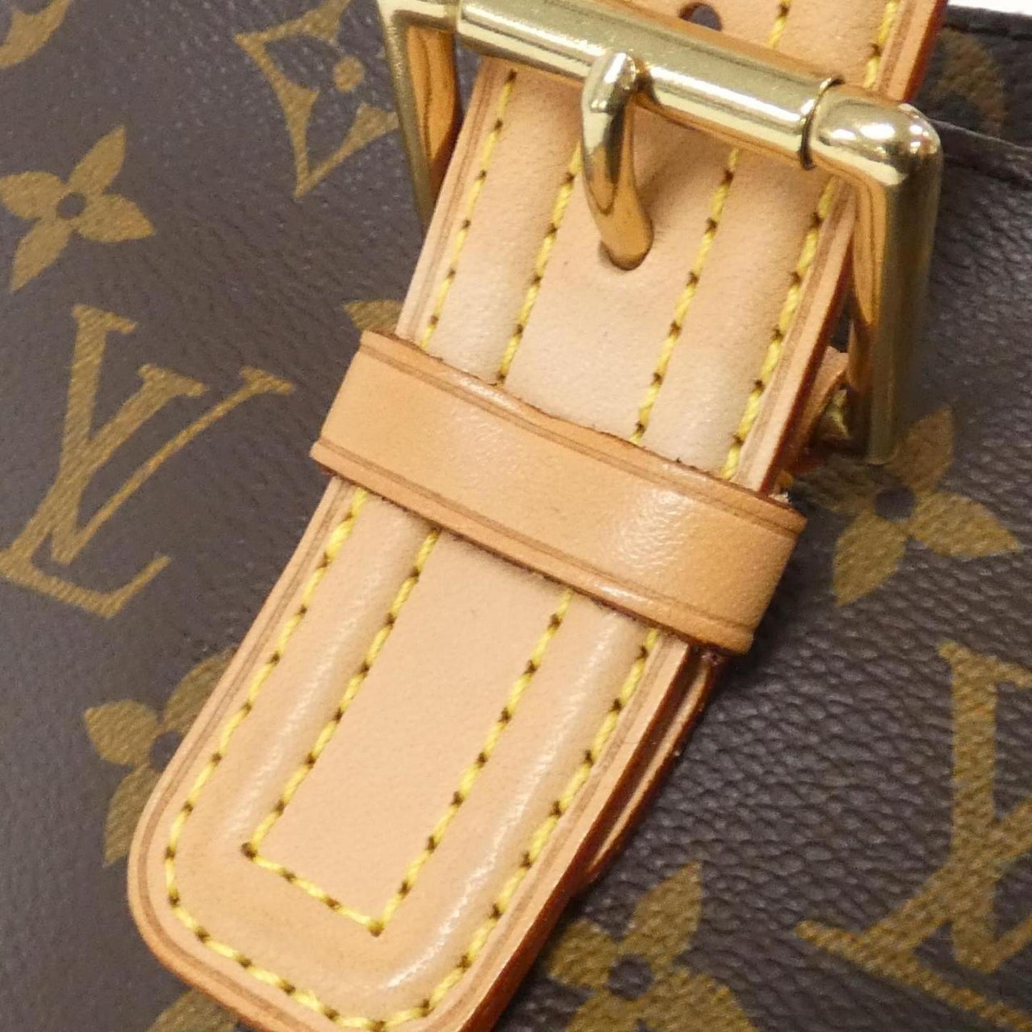 Louis Vuitton Coated Canvas Brown Handbags