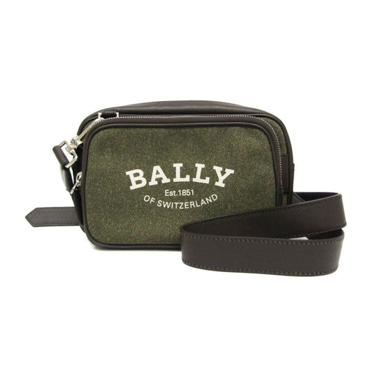 Bally Canvas Brown Shoulder Bags