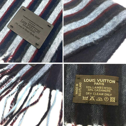Louis Vuitton Cashmere Blue Scarves