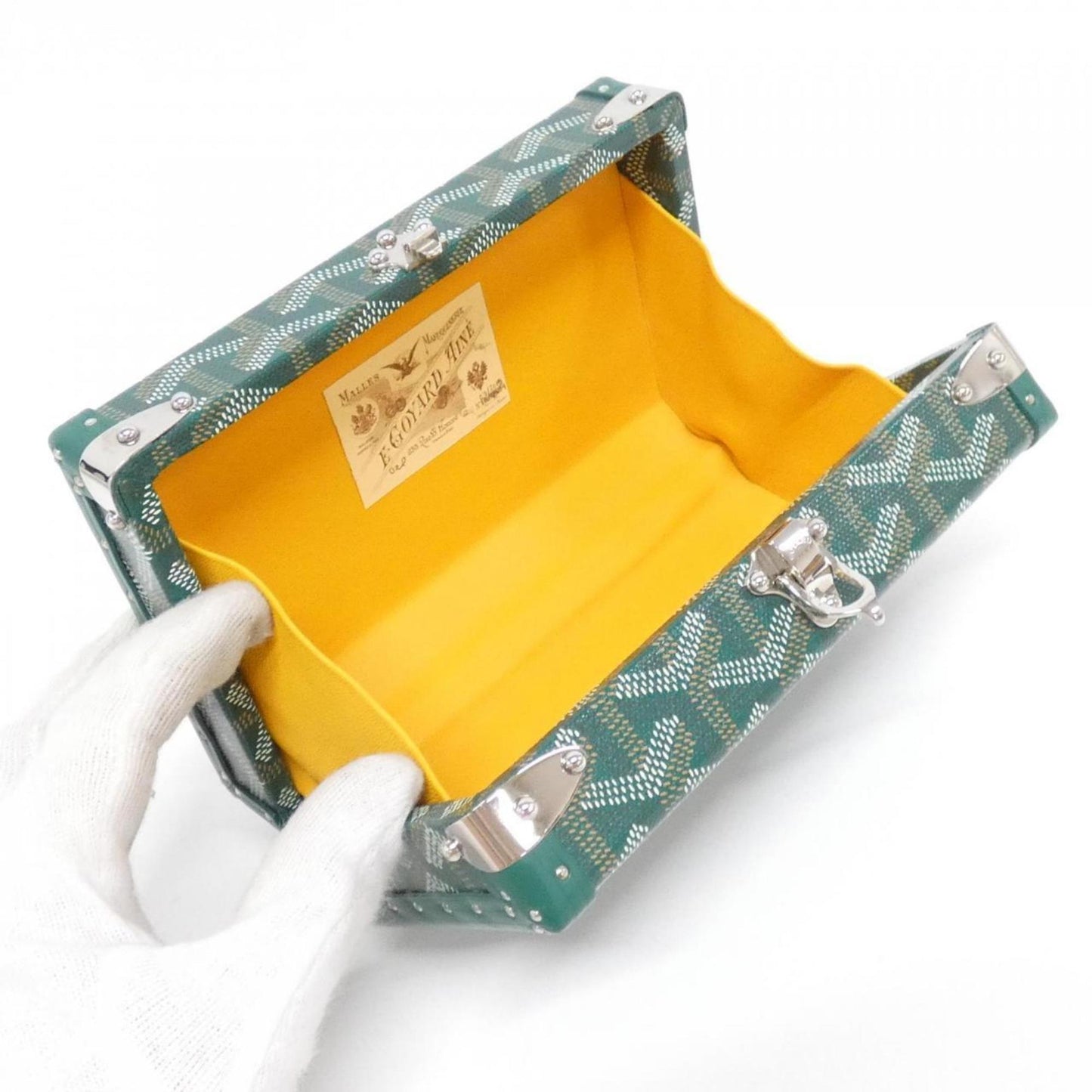 Goyard Coated Canvas Green Shoulder Bags