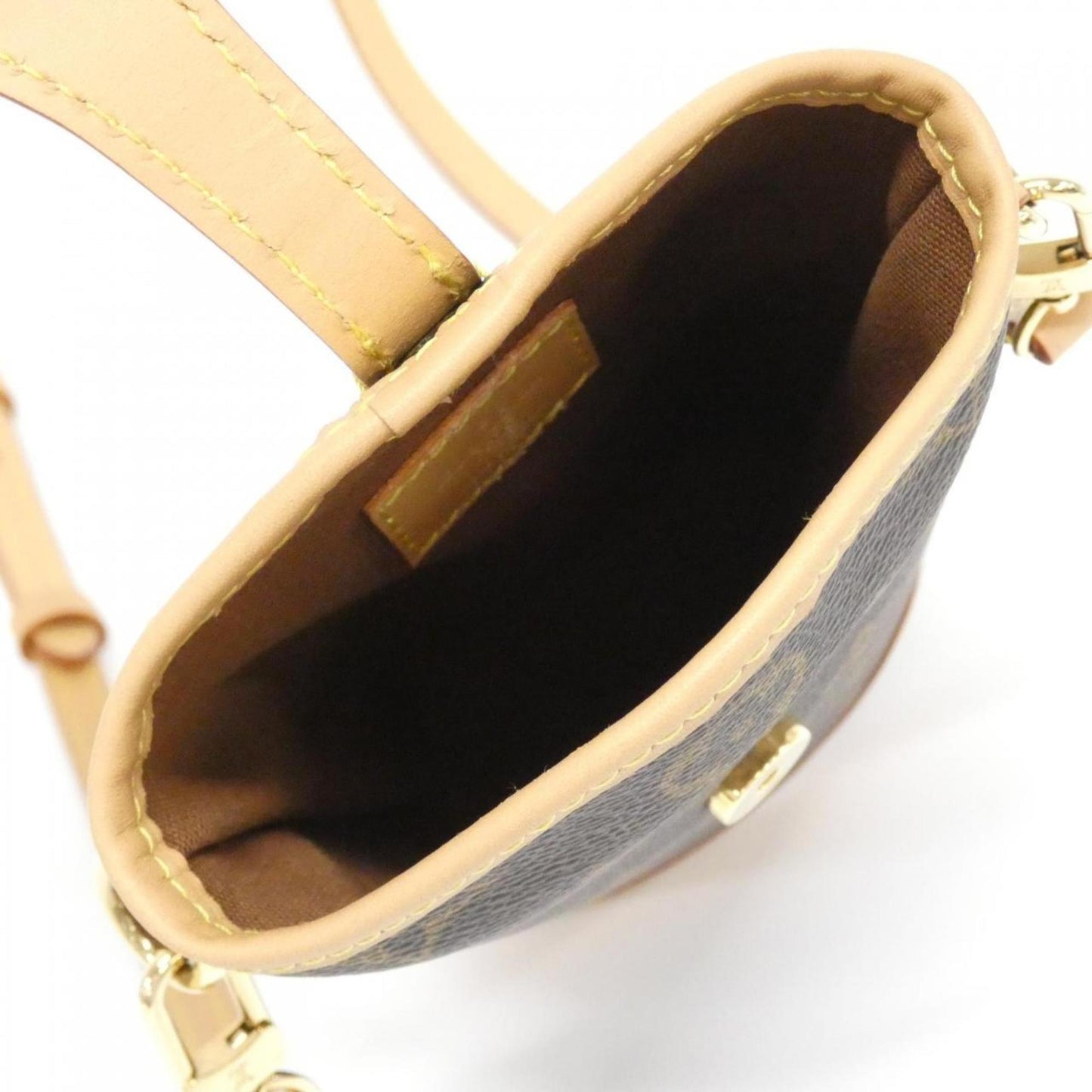 Louis Vuitton Coated Canvas Brown Small Bags