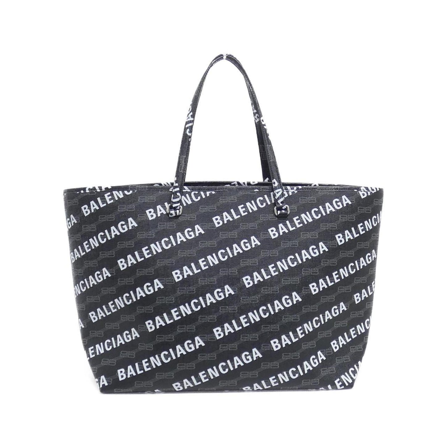 Balenciaga Coated Canvas Black Handbags