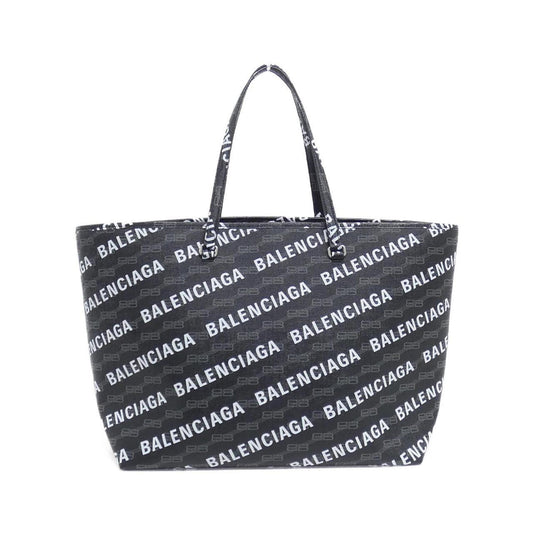 Balenciaga Coated Canvas Black Handbags