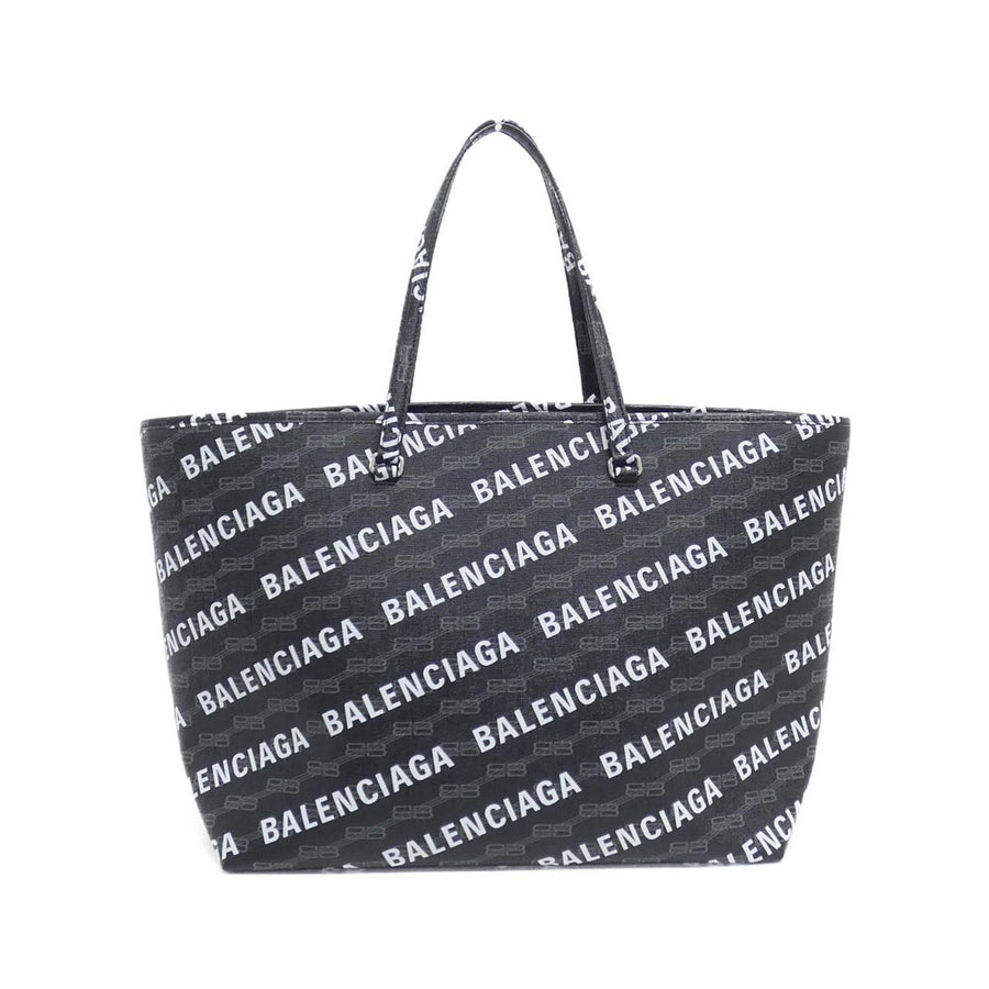 Balenciaga Coated Canvas Black Handbags
