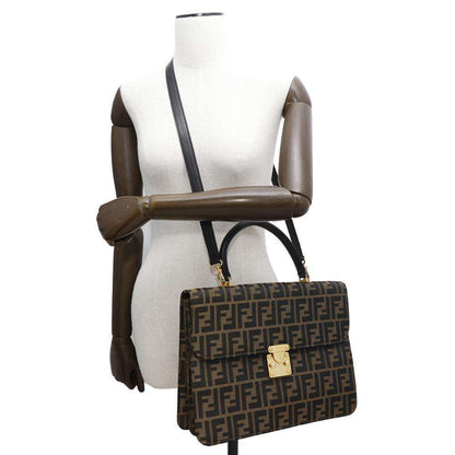 Fendi Canvas Brown Handbags