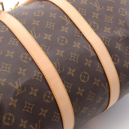 Louis Vuitton Coated Canvas Brown Travel Bags