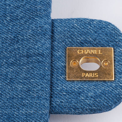 Chanel Denim Blue Shoulder Bags