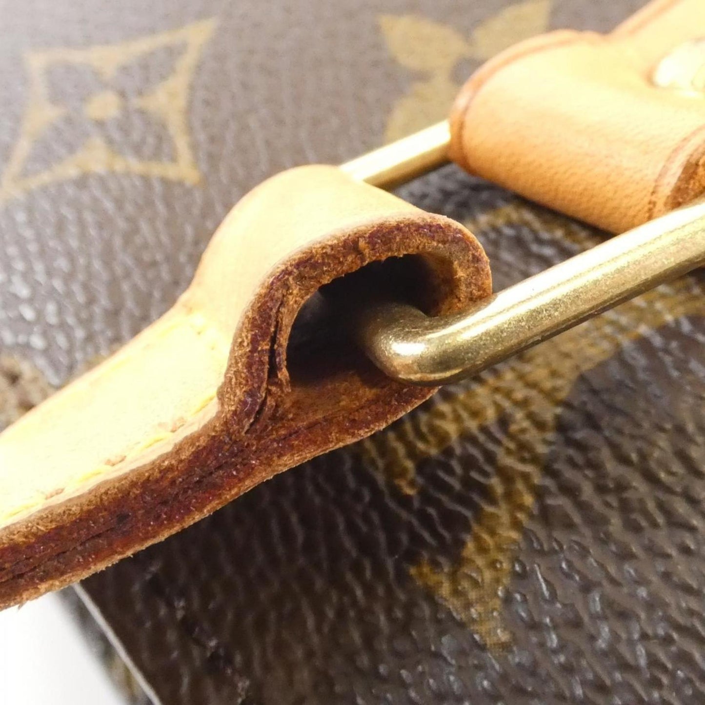 Louis Vuitton Coated Canvas Brown Handbags