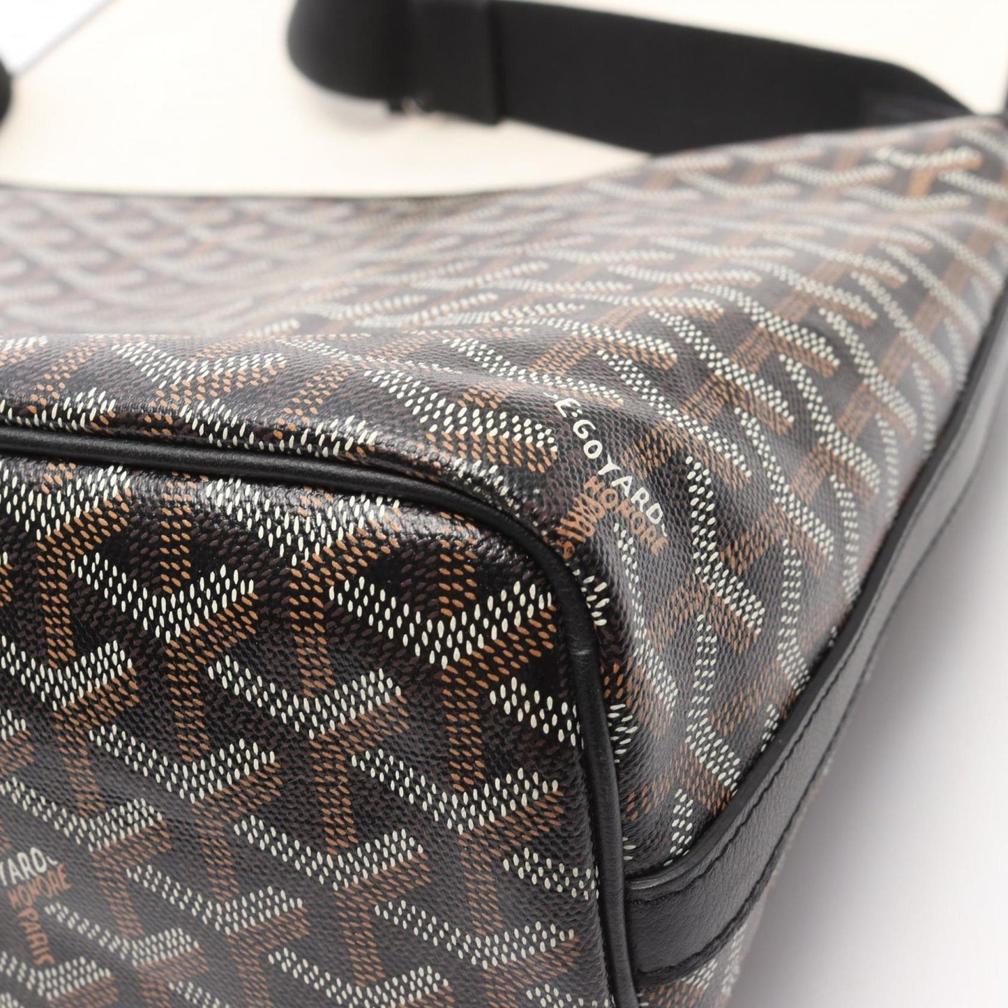 Goyard Coated Canvas Black Shoulder Bags