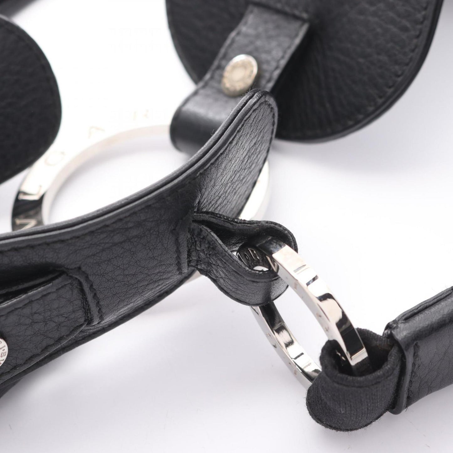 Bvlgari Canvas Black Shoulder Bags