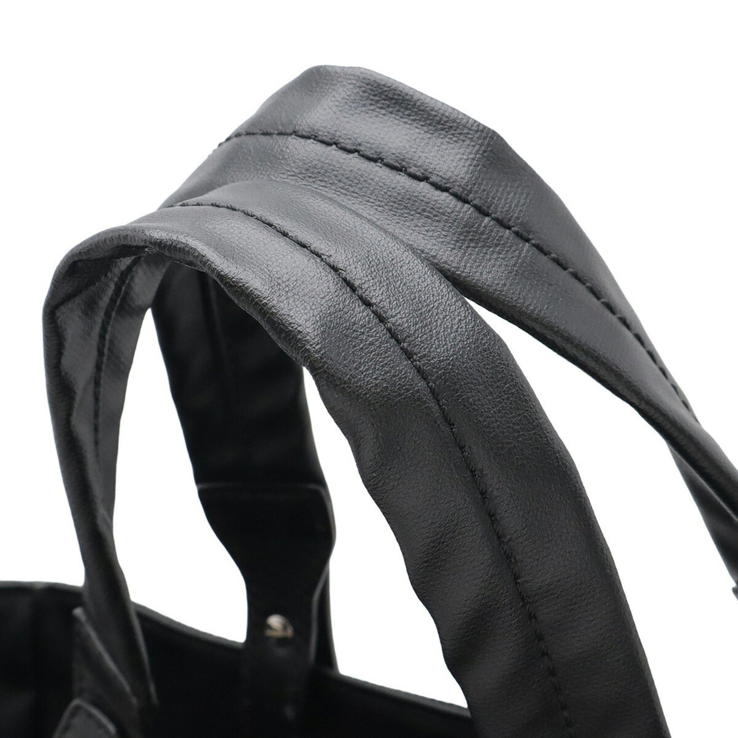 Chanel Coated Canvas Black Handbags