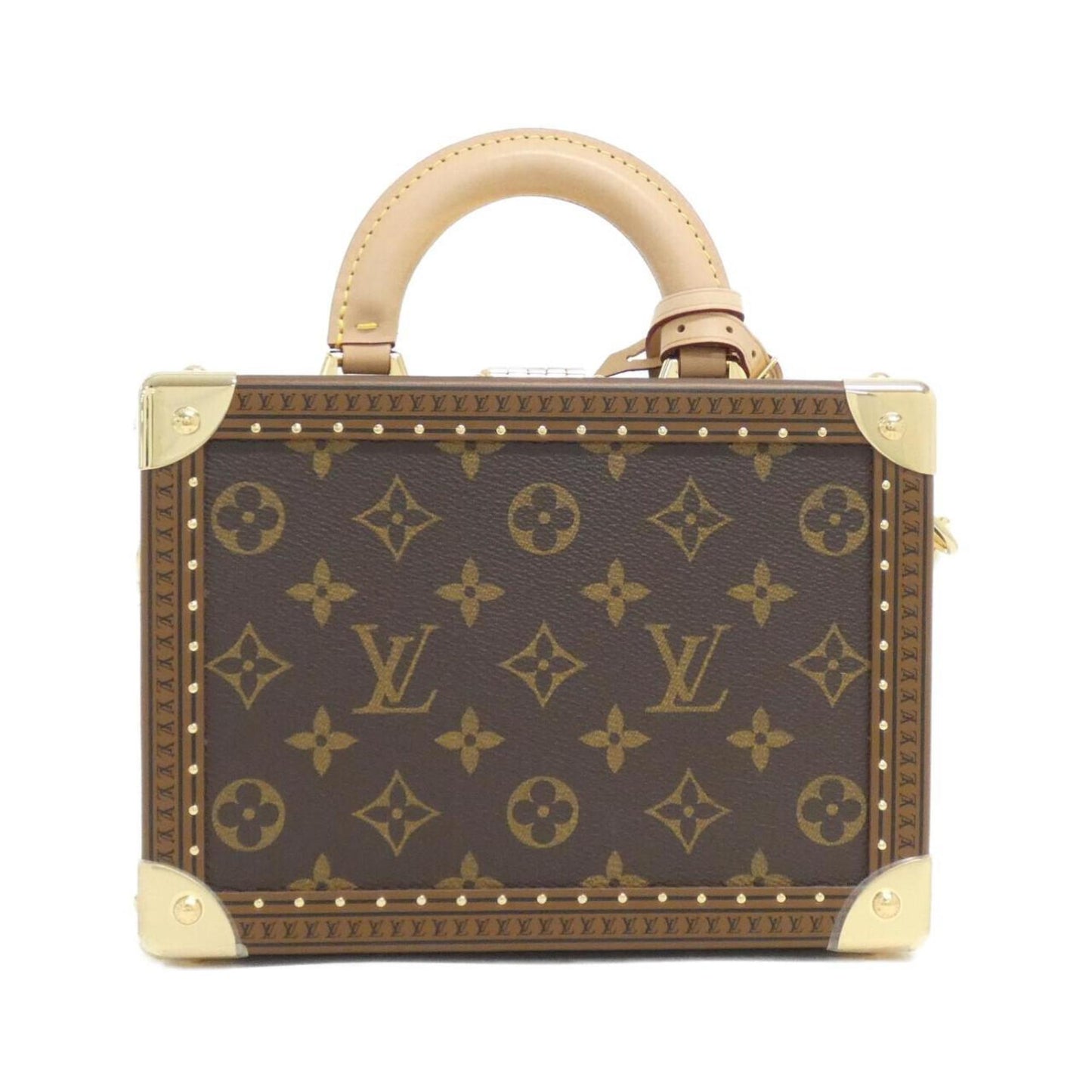 Louis Vuitton Coated Canvas Brown Handbags