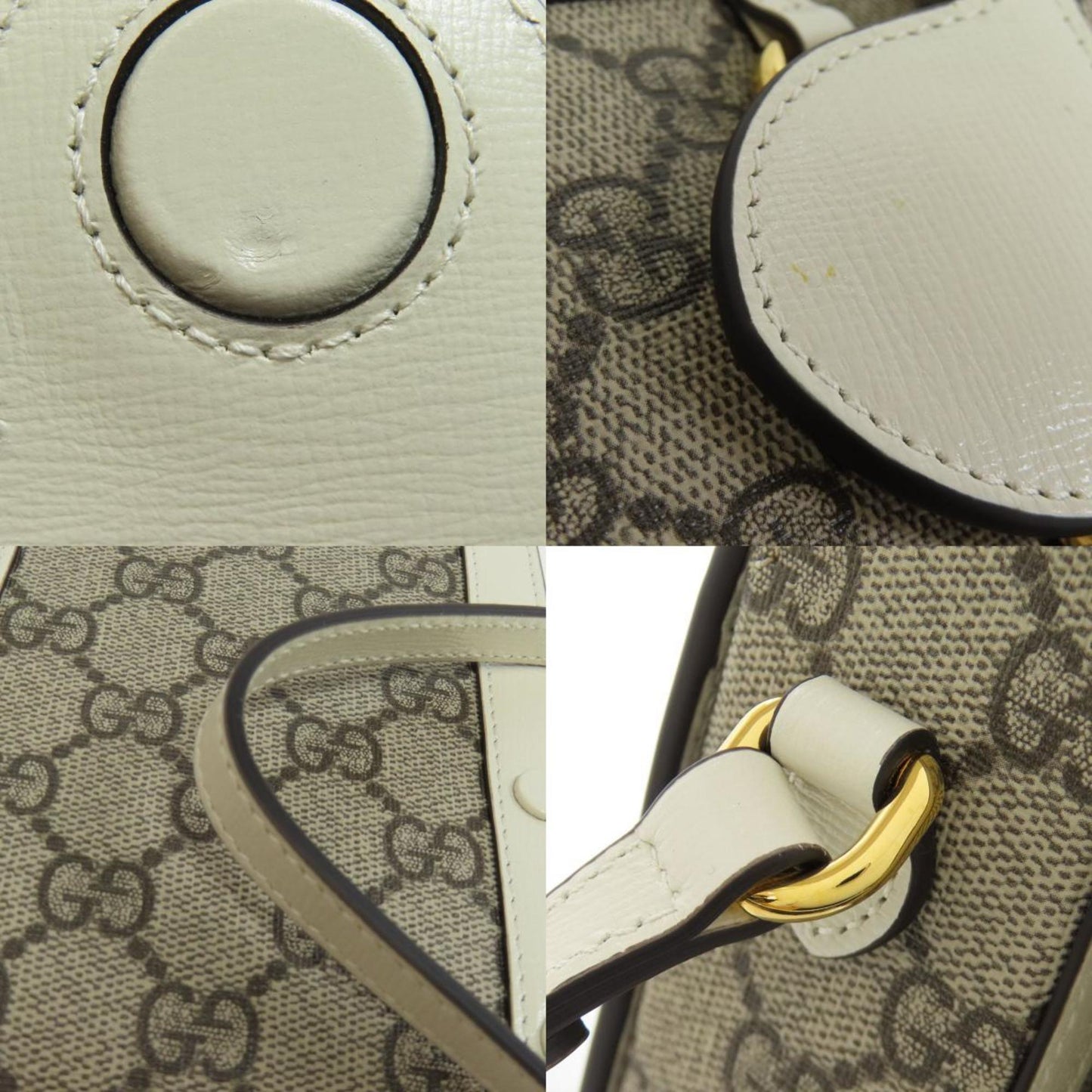 Gucci Pvc Brown Shoulder Bags