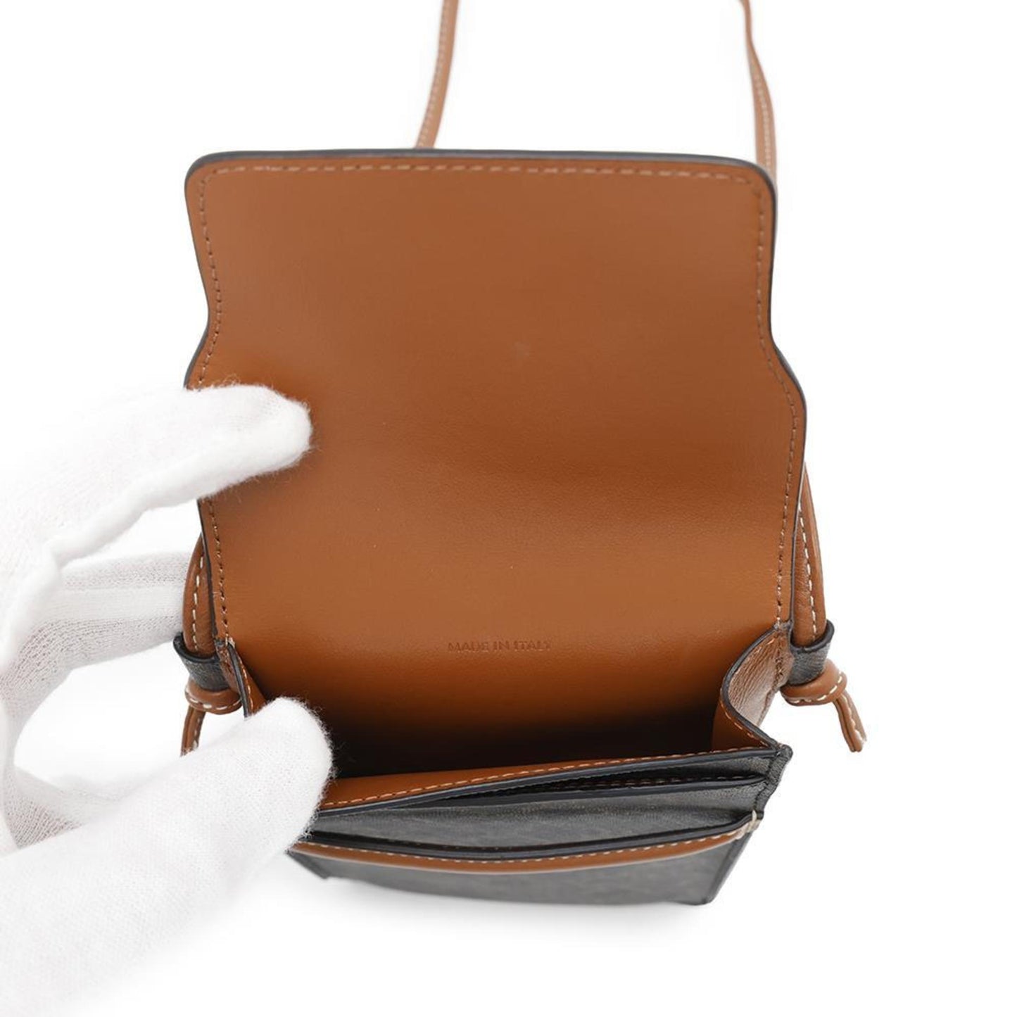 Celine Canvas Brown Small Bags