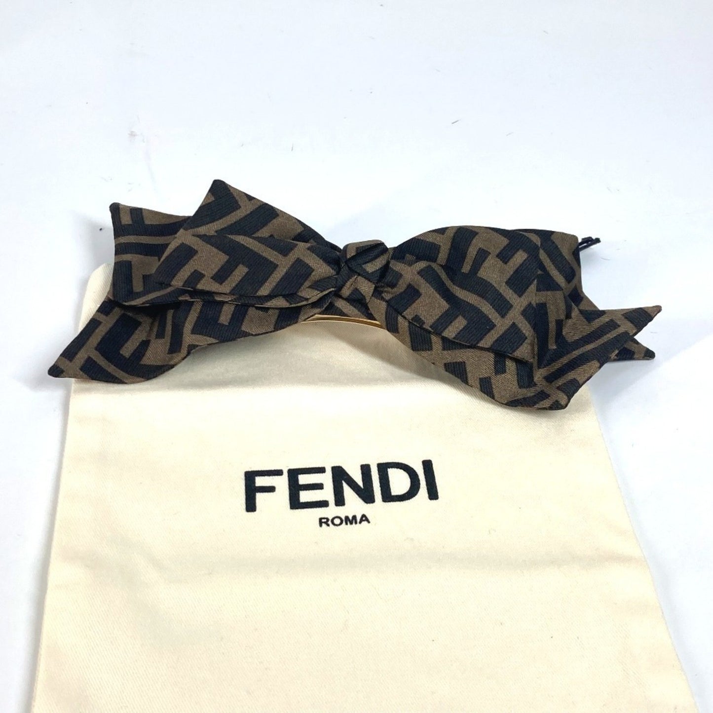 Fendi Silk Brown Bracelets