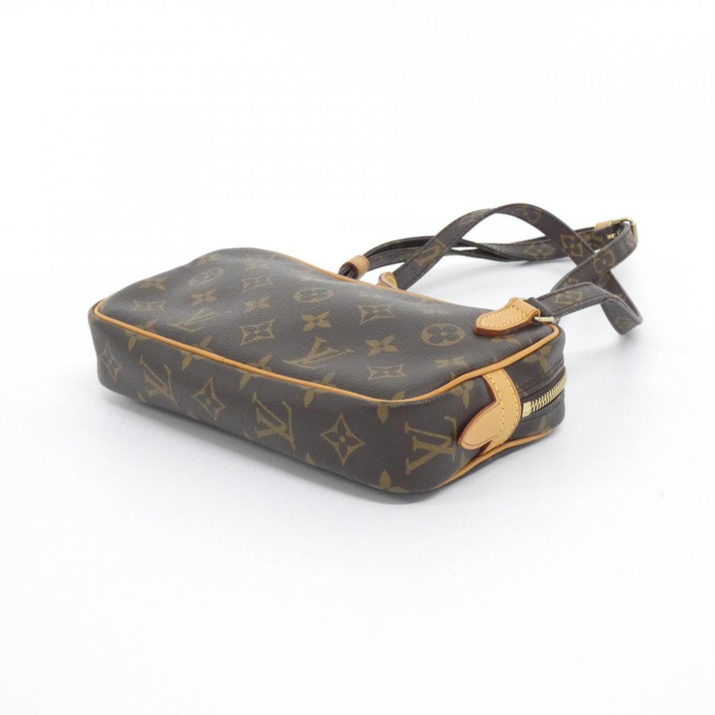 Louis Vuitton Coated Canvas Brown Shoulder Bags