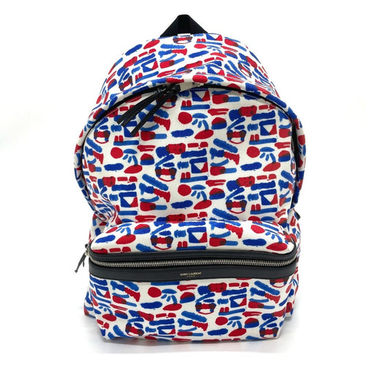 Saint Laurent Canvas Blue Backpacks