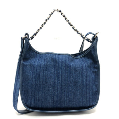 Chanel Denim Blue Shoulder Bags