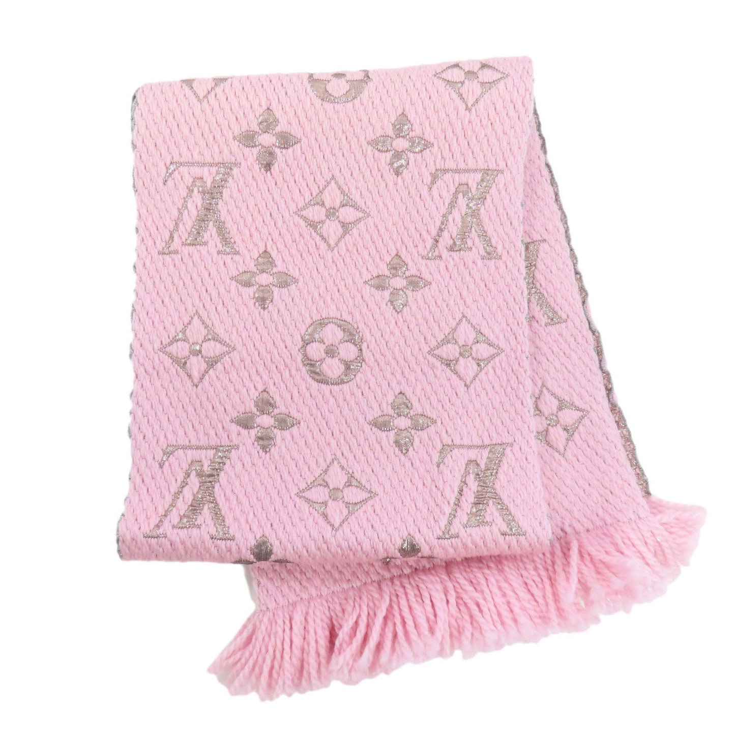 Louis Vuitton Wool Pink Scarves