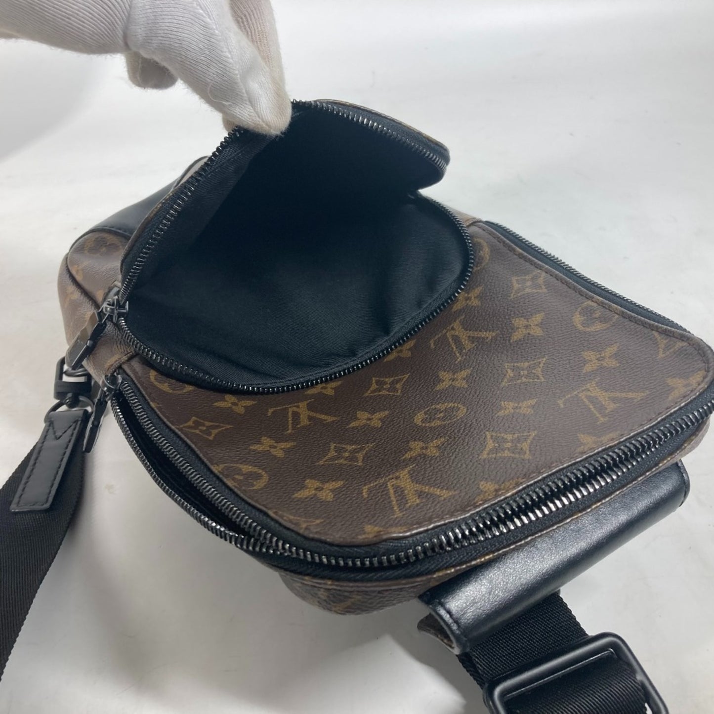 Louis Vuitton Monogram Canvas Black Crossbody Bags