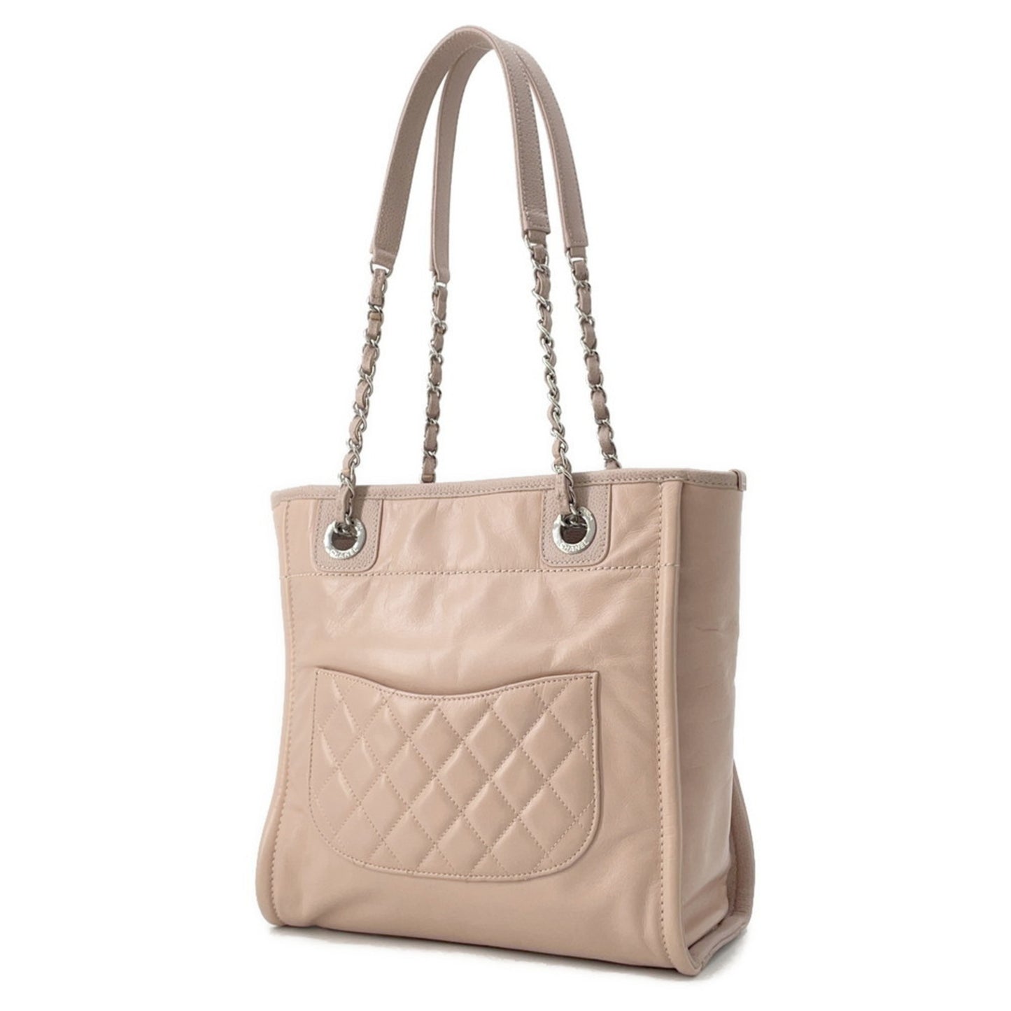 Chanel Calfskin Pink Shoulder Bags