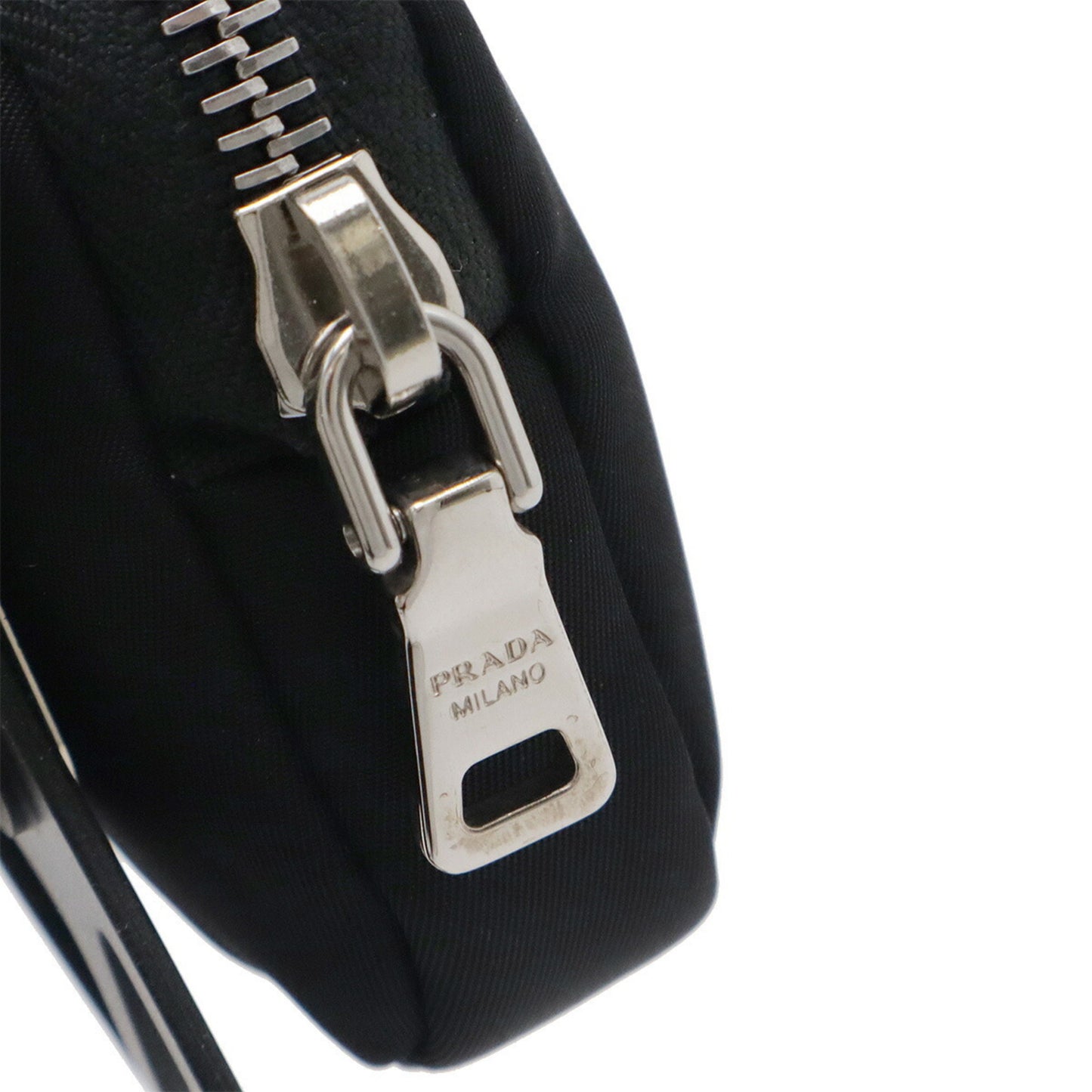 Prada Faux Leather Black Shoulder Bags