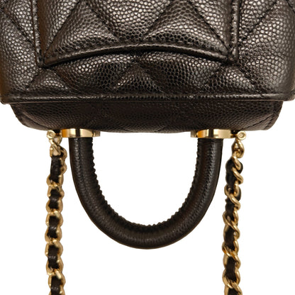 Chanel Calfskin Black Backpacks