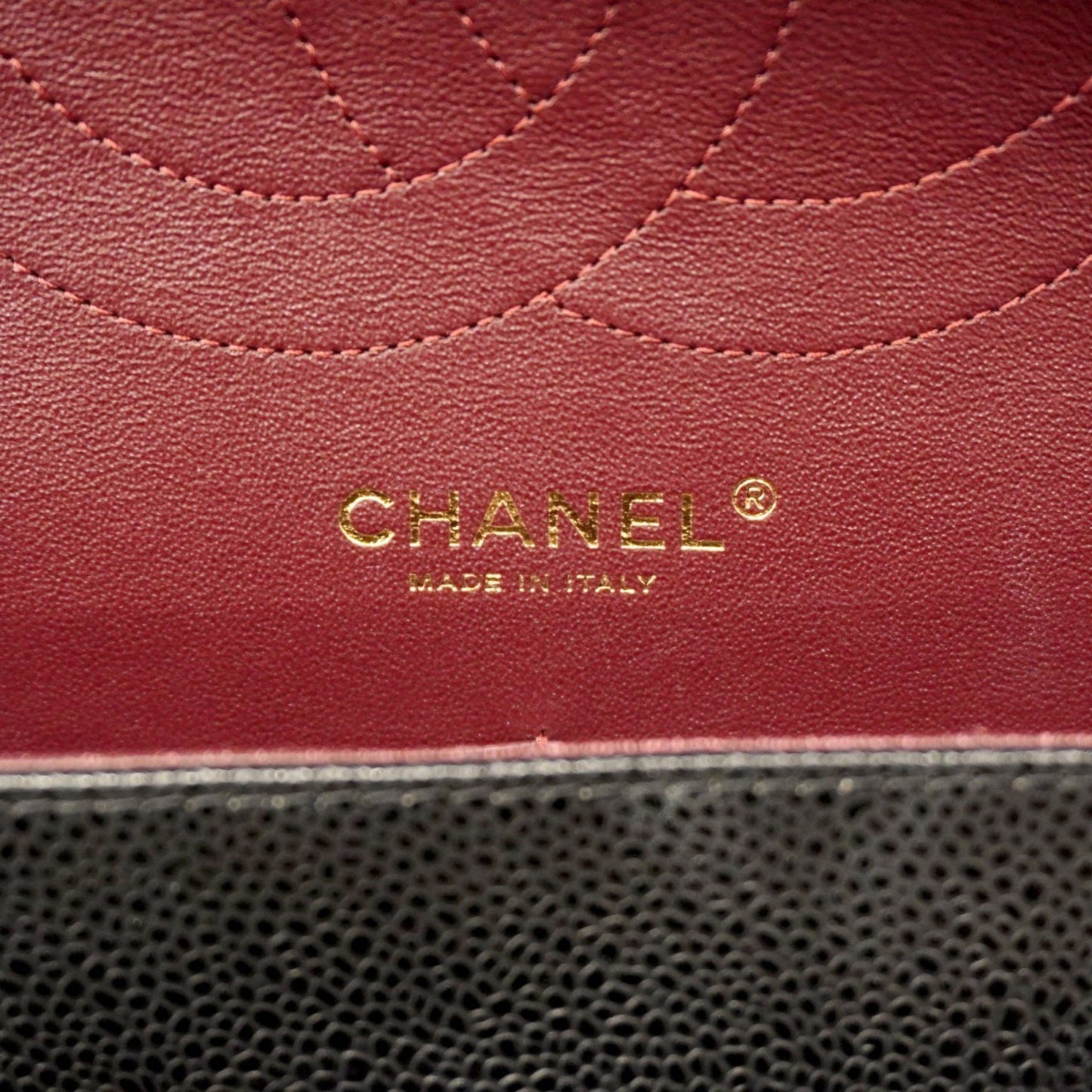 Chanel Calfskin Black Shoulder Bags