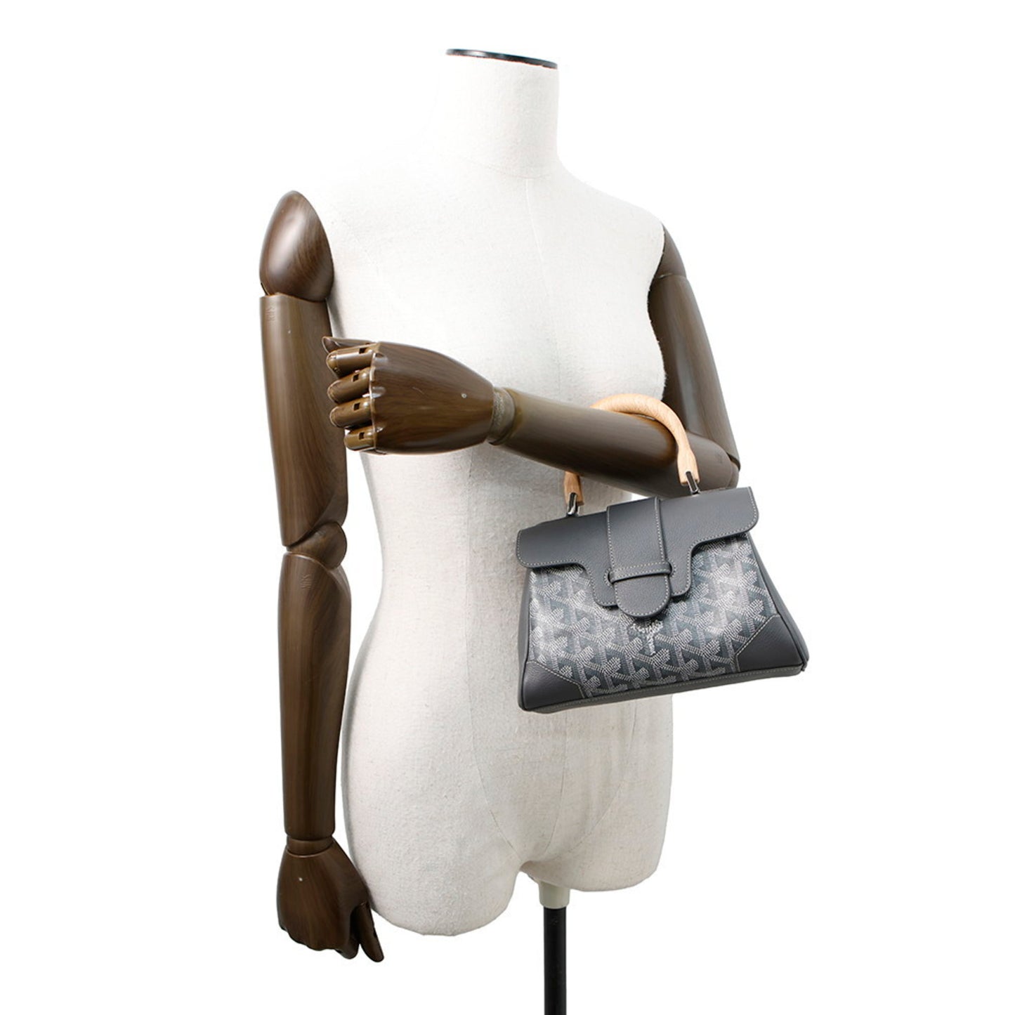Goyard Pvc Gray Handbags