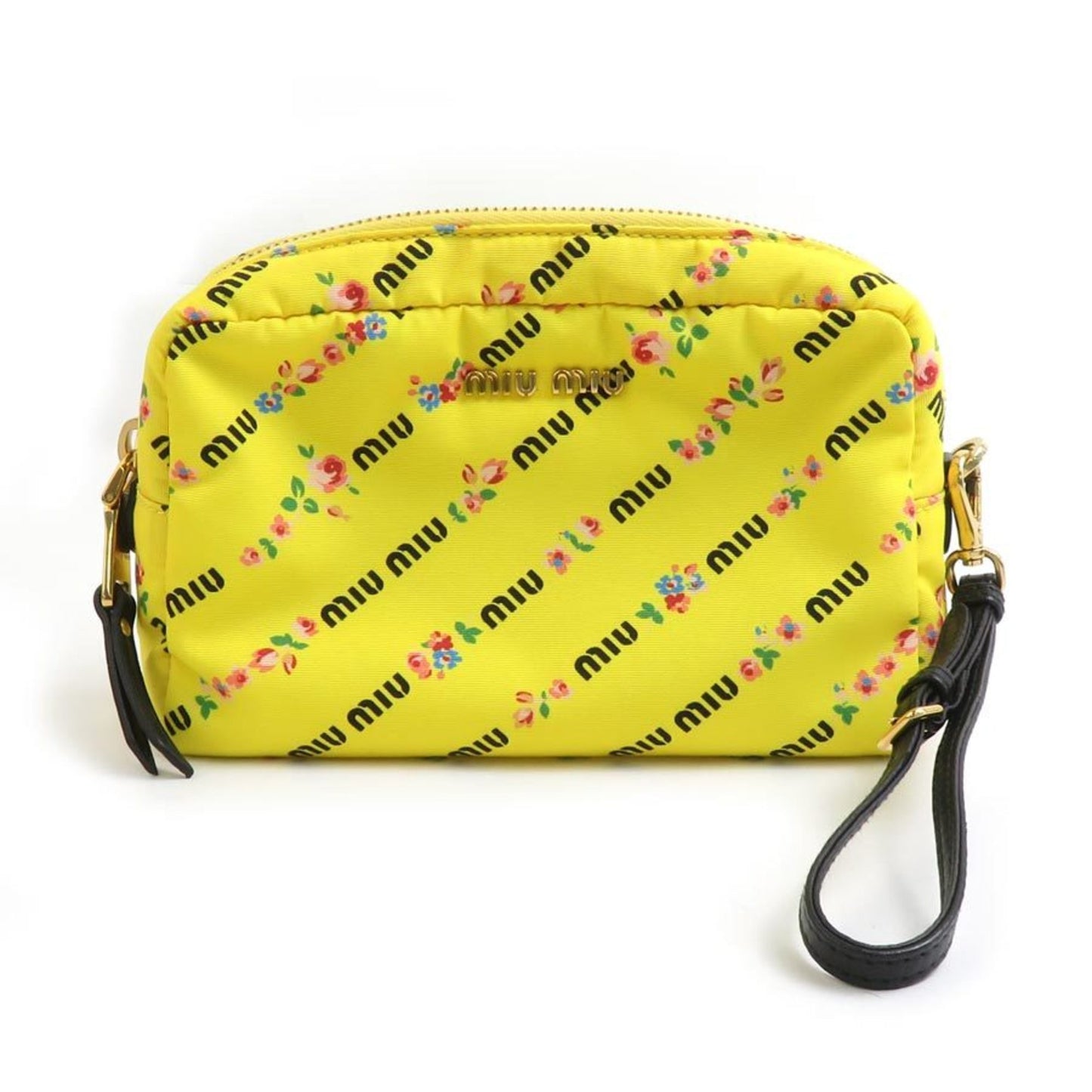 Miu Miu Nylon Yellow Small Bags