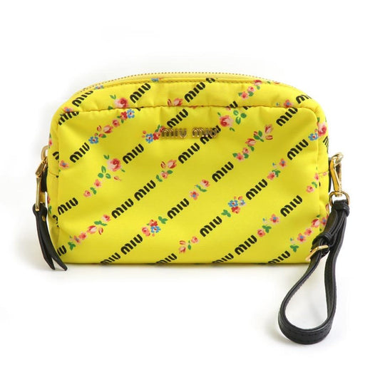 Miu Miu Nylon Yellow Small Bags