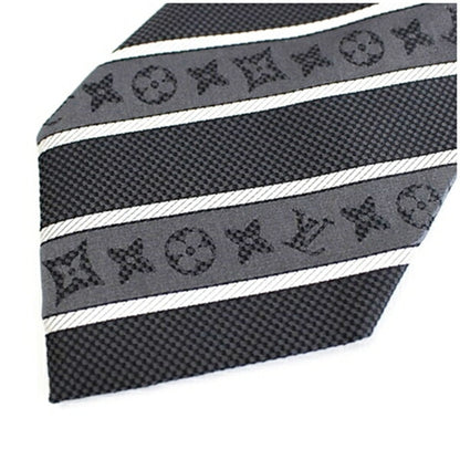 Louis Vuitton Silk Gray Ties