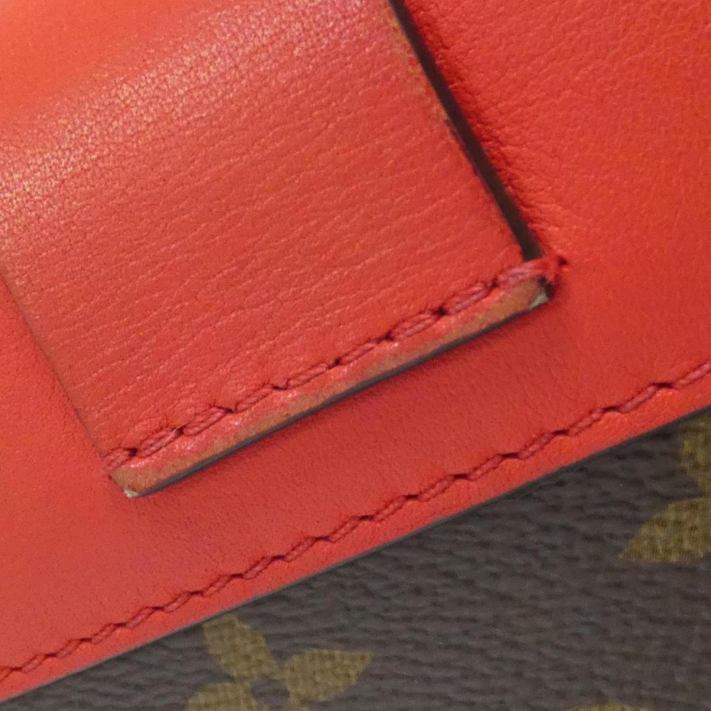 Louis Vuitton Coated Canvas Red Handbags