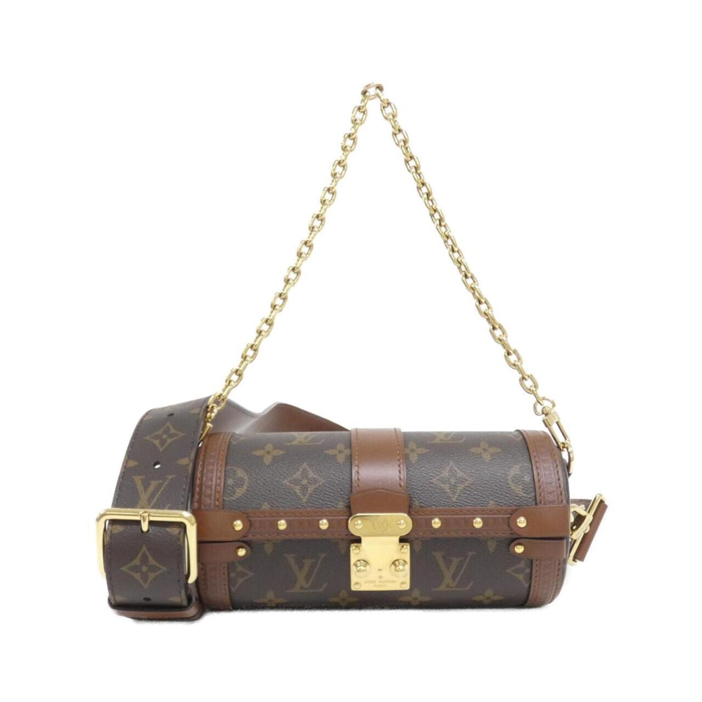 Louis Vuitton Coated Canvas Brown Shoulder Bags