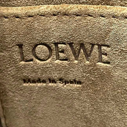 Loewe Canvas Brown Shoulder Bags