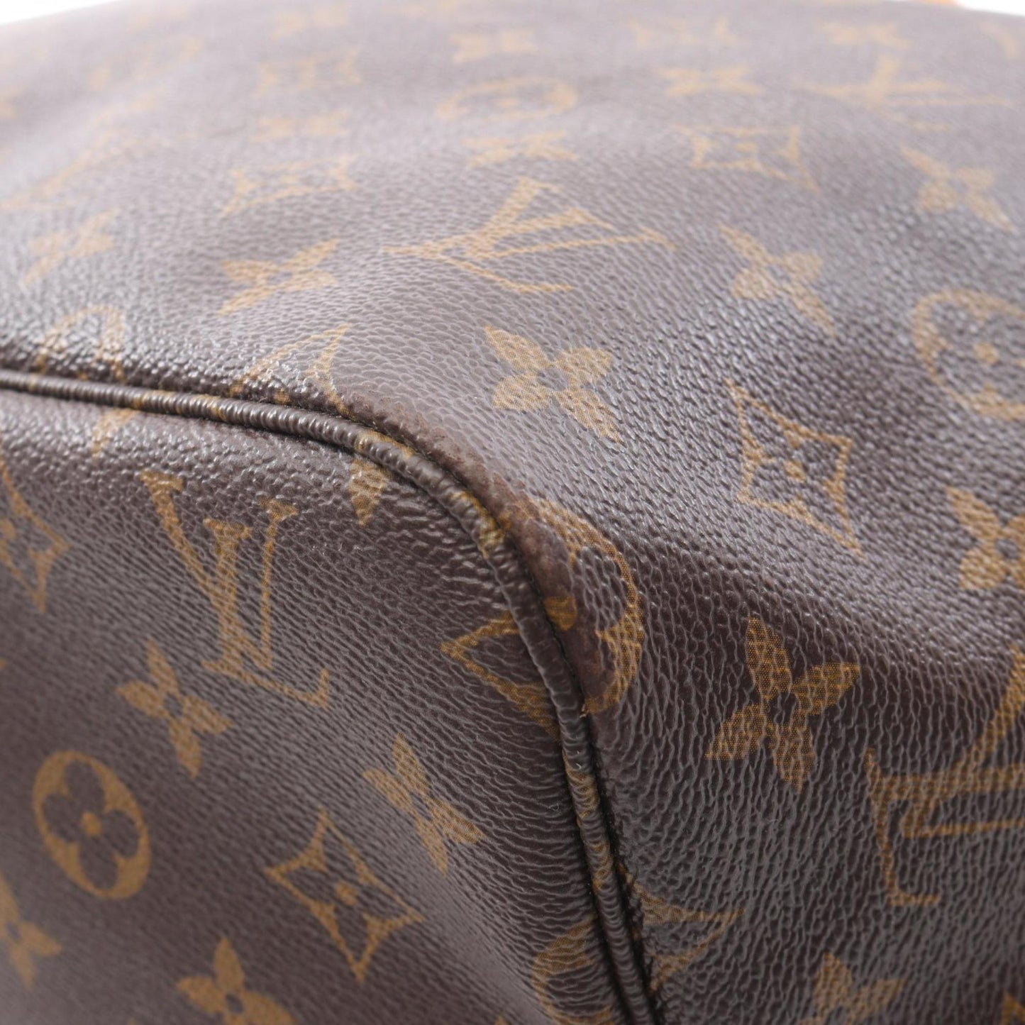 Louis Vuitton Coated Canvas Brown Tote Bags