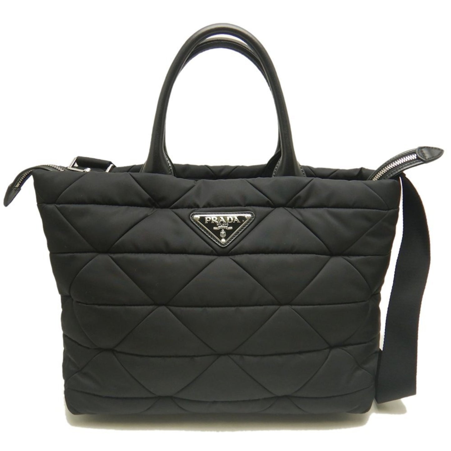Prada Nylon Black Tote Bags