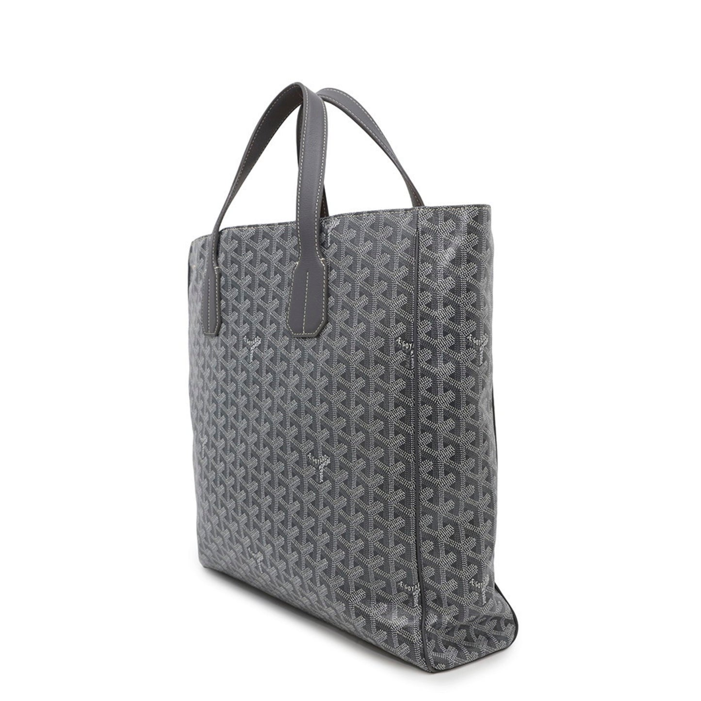 Goyard Pvc Gray Tote Bags