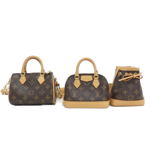 Louis Vuitton Coated Canvas Brown Handbags