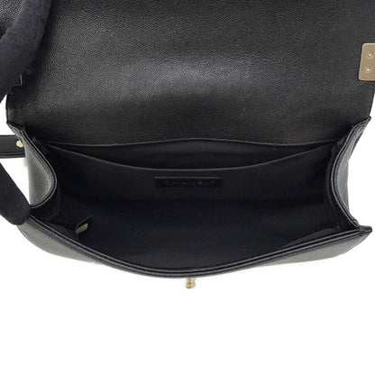 Chanel Calfskin Black Shoulder Bags
