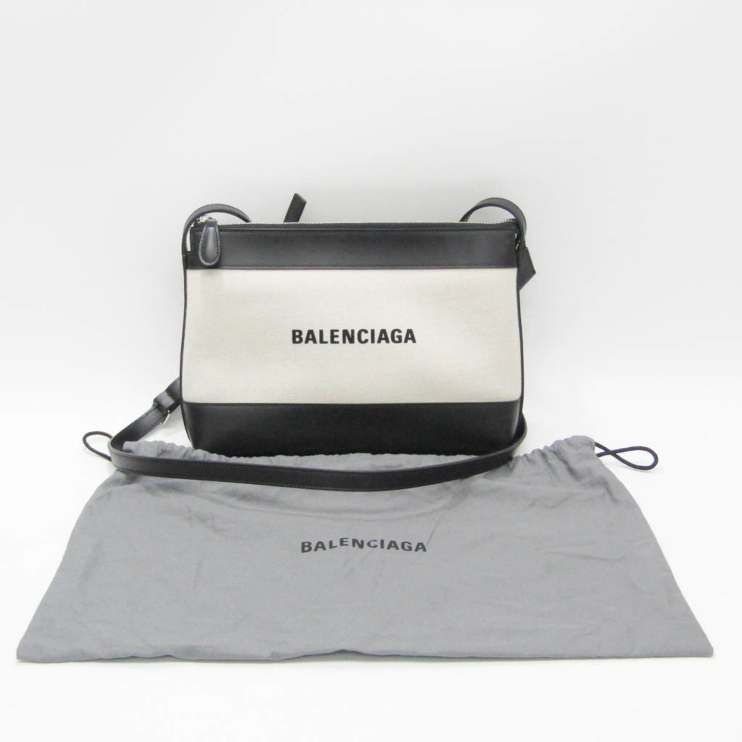 Balenciaga Canvas Black Shoulder Bags