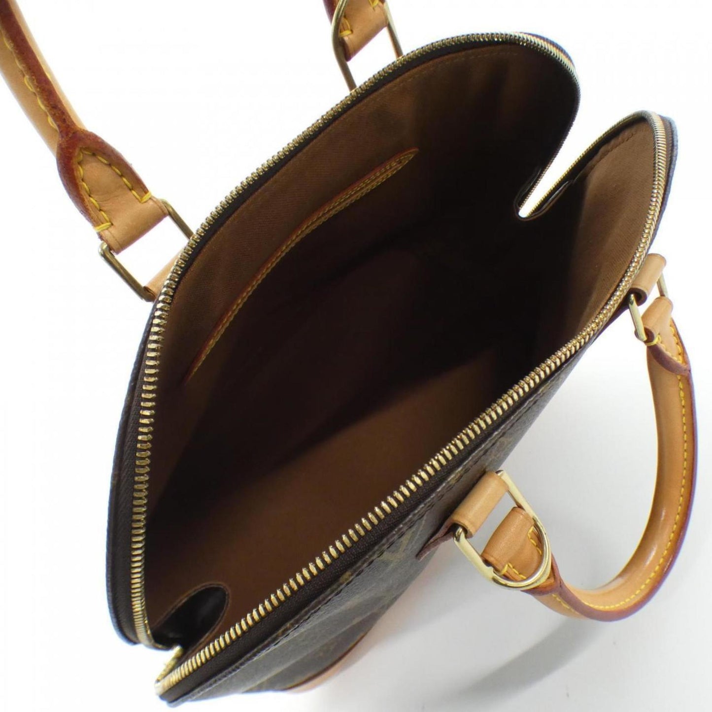 Louis Vuitton Coated Canvas Brown Handbags