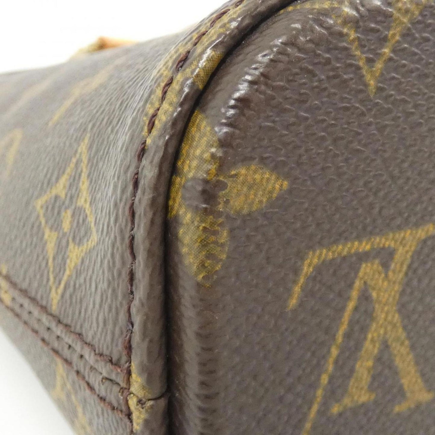 Louis Vuitton Coated Canvas Brown Handbags